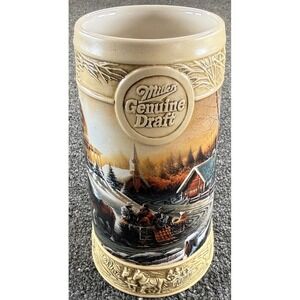 Miller Genuine Draft Beer Mug Stein Ducks Unlimited The Pleasures Of Winter